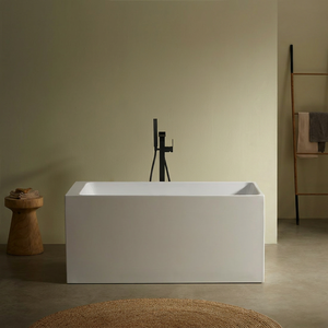 <span class=keywords><strong>Baignoire</strong></span> autoportante rectangulaire moderne, <span class=keywords><strong>baignoire</strong></span> en acrylique, <span class=keywords><strong>baignoire</strong></span> profonde pour trempage - Product Image 4