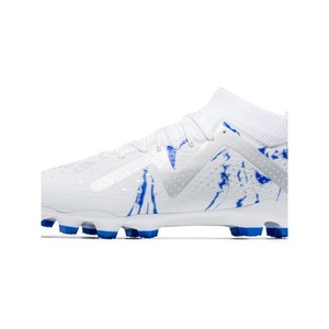 Chaussures de football pour hommes, blanches et bleues, à tige haute, crampons de football, pour toutes les saisons, entraînement, vêtements de sport - Product Image 2