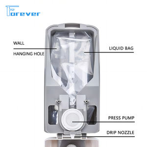 Fornitura diretta dalla fabbrica distributore manuale di sapone a parete mani lavando sterilizzatore per toilette per le mani - Product Image 5