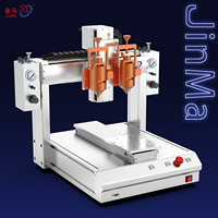Máquina Dispensadora de Adhesivo Termofusible de Doble Cabezal y Una Estación con Motor Leadshine, Robot Industrial Programable