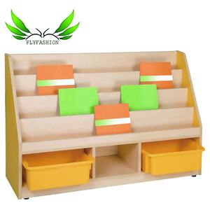 Vendita diretta all'ingrosso della fabbrica Design semplice in legno portariviste per biblioteca, scuola, uso ufficio - Product Image 3