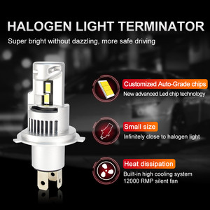 LUXFIGHTER Đèn LED 360 Đèn Xe Hơi Mini Thay Thế Halogen Canbus 6000K 6500K 100W Bóng Đèn Pha LED - Product Image 3