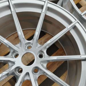 Rines de Aluminio Forjado 6061-T6 en Plata Pulida, Diseño de 20*10 Pulgadas con PCD de 100 mm para Autos de <span class=keywords><strong>Pasajeros</strong></span>, Nuevos - Product Image 2