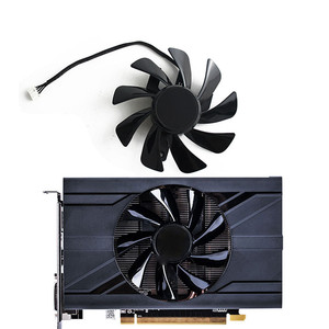 DC 12V 0.5A T129215SU <strong>RX</strong> <strong>570</strong> 470D GPU Cooler Video Card Fan for Radeon Sapphire RX470D RX570 ITX Graphics Card Cooling - Product Image 3