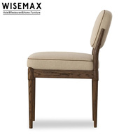 WISEMAX FURNITURE Chaise de salle à manger sans accoudoirs en bois de style médiéval pour la maison, design d'intérieur