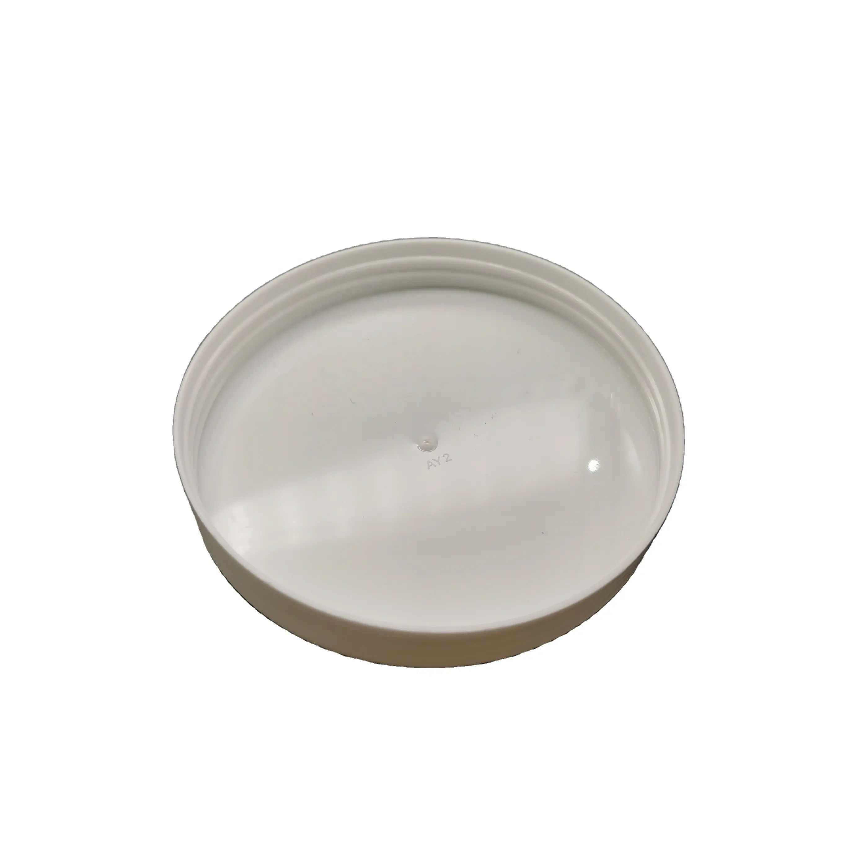 98/400 Cosmetic Jar Cap Wide Flat Lid PP Cap Custom Color Seal Cream Jar Plastic Screw Cap Supplier