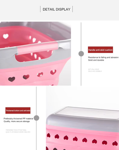 Tiktok Hot Bán Cắm Trại Đi Bộ Đường Dài nhà tiết kiệm không gian nhựa ráp món ăn bồn tắm bồn rửa chén tròn xách tay rửa tóc lưu vực - Product Image 5