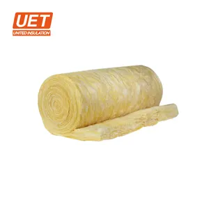 Australia standar wol kaca Batts Fiberglass pipa isolasi selimut Glasswool gulungan Radiator Foil isolasi termal