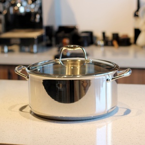 Olla de Acero Inoxidable de 3 Capas, Utensilios de Cocina Profesionales para Inducción, Gas y Eléctricos - Product Image 6