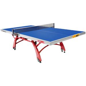 Table de ping-pong Double Fish, épaisseur 18 mm, pliable, utilisation en intérieur, avec roulettes - Product Image 2