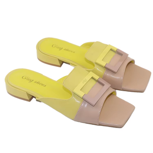 Sandali piatti da donna estivi 2026, ultimi modelli, comodi, taglie grandi, con punta quadrata e tacco basso, ideali per il tempo libero all'aperto. - Product Image 6