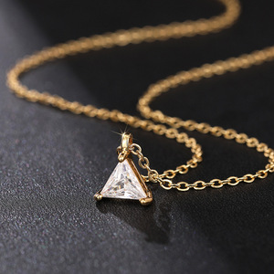 Collar de Gargantilla Geométrico Triangular para Mujer, Joyería Minimalista de Moda para Uso Diario - Product Image 2