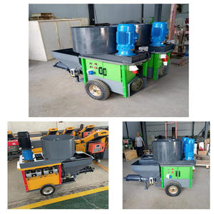 セメントスプレー石膏マシン380V全自動モルタル散布機工場カスタマイズミキサー付き - Product Image 3