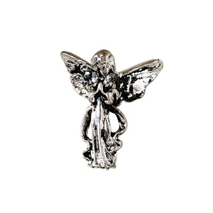 Set <span class=keywords><strong>de</strong></span> Dijes Vintage Góticos para <span class=keywords><strong>Uñas</strong></span>, Adornos <span class=keywords><strong>de</strong></span> Aleación en Plata Oscura con Cruz, Calavera, Espina <span class=keywords><strong>de</strong></span> Pescado, Corazón <span class=keywords><strong>de</strong></span> Ángel para <span class=keywords><strong>Uñas</strong></span> Acrílicas - Product Image 5