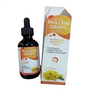 Gotas de Hoja de Verbasco, Líquido Oral <span class=keywords><strong>para</strong></span> la Salud Respiratoria <span class=keywords><strong>y</strong></span> Digestiva en Adultos, Limpieza Pulmonar <span class=keywords><strong>y</strong></span> Apoyo a la <span class=keywords><strong>Memoria</strong></span>, 60 ml, Suplementos Herbales - Product Image 1