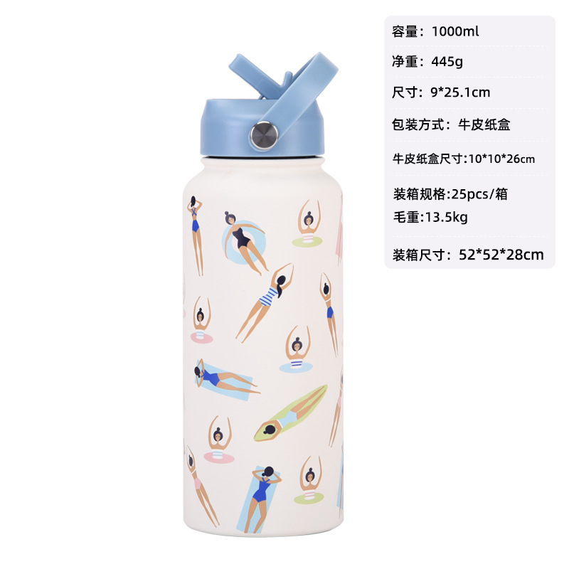 1000ml wide-mouth bottle-spout cap