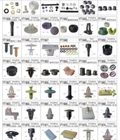 Garniture de panneau de porte de voiture automatique pompe d'aile pince en plastique nylon vis rivets clips pour pare-chocs de voiture universel garnitures d'aile retenue