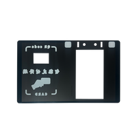 Panneau tactile capacitif OEM 5 pouces G+G, module CTP GT911 avec découpe personnalisée et sérigraphie translucide pour terminal de paiement