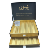 Fabrication en usine d'emballages en papier rigide de luxe personnalisés, boîte vide pour le Ramadan, pour les dattes