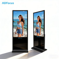 32 43 49 55 65 75 85-дюймовые рекламные киоски с Android 4K LCD-дисплеями высокой яркости для цифровых вывесок, напольные