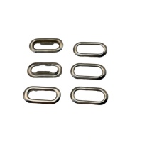 Usine directe à la mode haute qualité 19mm oeillets ovales et boucles de fer accessoires pour sacs sacs à main chaussures et bottes