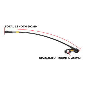 Bộ điều chỉnh cần phanh xe máy có dây cáp cho xi lanh phanh chính Brembo 15RCS 19RCS đa năng - Product Image 3