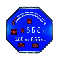ETON Speedometer Motor Kustom Berkualitas Tinggi 29-Pin HTN 4.5V Layar LCD VA Transmisif Negatif 12 O'clock