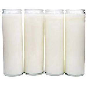 Tarro de vela vacío de 7 días de diseño personalizado para decoración del hogar, logotipo votivo de oración de vigilia devocional al por mayor para Navidad - Product Image 1