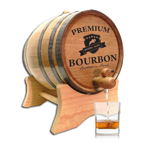 Barriles de vino de madera maciza de gran capacidad personalizados de fábrica, restaurante, <span class=keywords><strong>bar</strong></span>, decoraciones de mesa, barriles de vino de madera maciza - Product Image 5