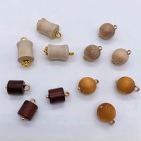Kancing Kayu Poles Ramah Lingkungan Gaya Cina Hanfu Qipao Tang Suit Aksesoris Jahit Pakaian DIY Buatan Tangan