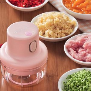 Electric <b>Meat</b> Mincer Vegetable Garlic Slicers <b>Grinder</b> Fruit Press Smasher Machine Onion Masher Red Pepper Chopper Crusher - Product Image 2