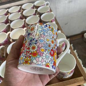 Doraemon Set peralatan makan keramik, 10 buah peralatan makan restoran porselen termasuk mug dan piring dengan desain kartun - Product Image 5