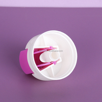 Bouteille vide blanche de stockage de dentifrice de 120g, bouteille de pompe en plastique, récipient de pâte de dent sous vide