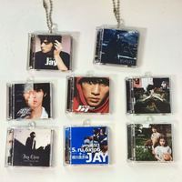 Llavero de PVC Personalizado, DIY, para Fans de Celebridades, Impermeable, Mini Etiqueta NFC, Mini CD Colgante, Álbum Conmemorativo
