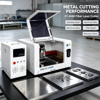 Machine de découpe laser à fibre de bureau 800W avec commande CNC de type portique, facile à utiliser, refroidissement par air pour plaques d'acier inoxydable