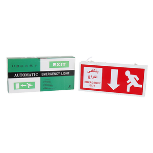 Kotak keluar api merah hijau kotak darurat akrilik logam lampu tanda keluar LED - Product Image 6