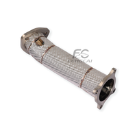 Collecteur d'échappement avant isolé en acier inoxydable SS304 pour Audi A4 A5 Q5 2.0T B9 2020-2024 – Réduit la pression d'air en retour