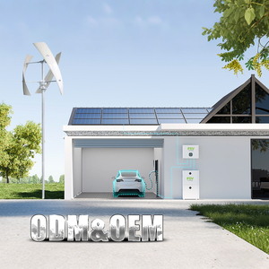 10kw 태양광 및 풍력 하이브리드 에너지 시스템 리튬 이온 파워 뱅크 단결정 태양광 패널 50Hz/60Hz 출력 - Product Image 6