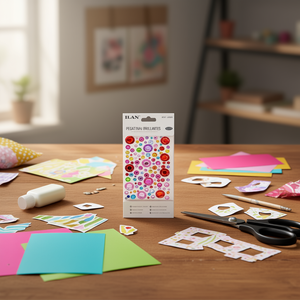 Ilan Adesivi Brillanti 3-18mm Colorati 120 Pezzi Decorazioni per Artigianato - Product Image 2