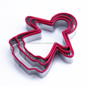 Vente en gros Ensemble d'acier inoxydable écologique de haute qualité avec <span class=keywords><strong>emporte</strong></span>-pièces en silicone au design <span class=keywords><strong>ange</strong></span> - Product Image 4