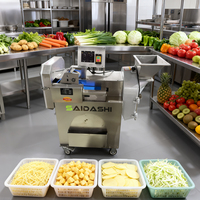 Elektrische industriële voedselhakker/snijmachine voor uien, plantains, groenten, aardappelchips, fruit en groenten.
