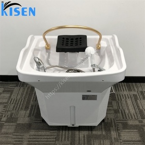 Kisen Nouveau Design Bac de Lavage de Cheveux Moderne pour Salon avec Raccordement Plomberie, Équipement de Spa Capillaire, Fauteuil de Lavage Mobile - Product Image 5
