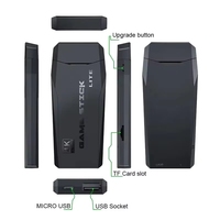 Console de jeu portable Wegi M8 de qualité supérieure avec manette sans fil, écran TFT 3,0 pouces, batterie 1020 mAh, 2 joueurs