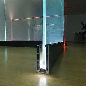 Sistema de barandillas y barandillas de cubierta de vidrio de aluminio OEM ODM para escaleras interiores de balcón de Villa - Product Image 3