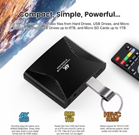 Reproductor Multimedia 8K Ultra HD en Formato USB para Señalización Digital AV, Reproducción Automática en Bucle Infinito H454, Audio y Vídeos sin Pérdidas, Música
