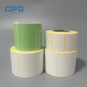 สติกเกอร์ฉลากบาร์โค้ดกันน้ำคุณภาพสูงแบบกำหนดเอง ปราศจากสาร BPA สำหรับการพิมพ์แบบถ่ายโอนความร้อน ขนาด 4x6 นิ้ว สำหรับการจัดส่งแบบพิมพ์ความร้อนโดยตรง - Product Image 1