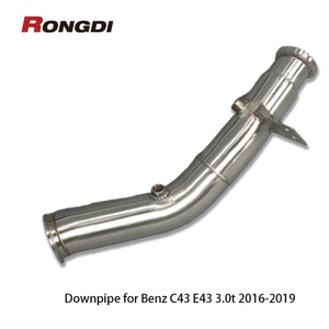 ท่อไอเสียสแตนเลส 304 แบบตรงสำหรับ Mercedes-Benz C43 E43 M276 3.0T ปี 2016-2019 - Product Image 6