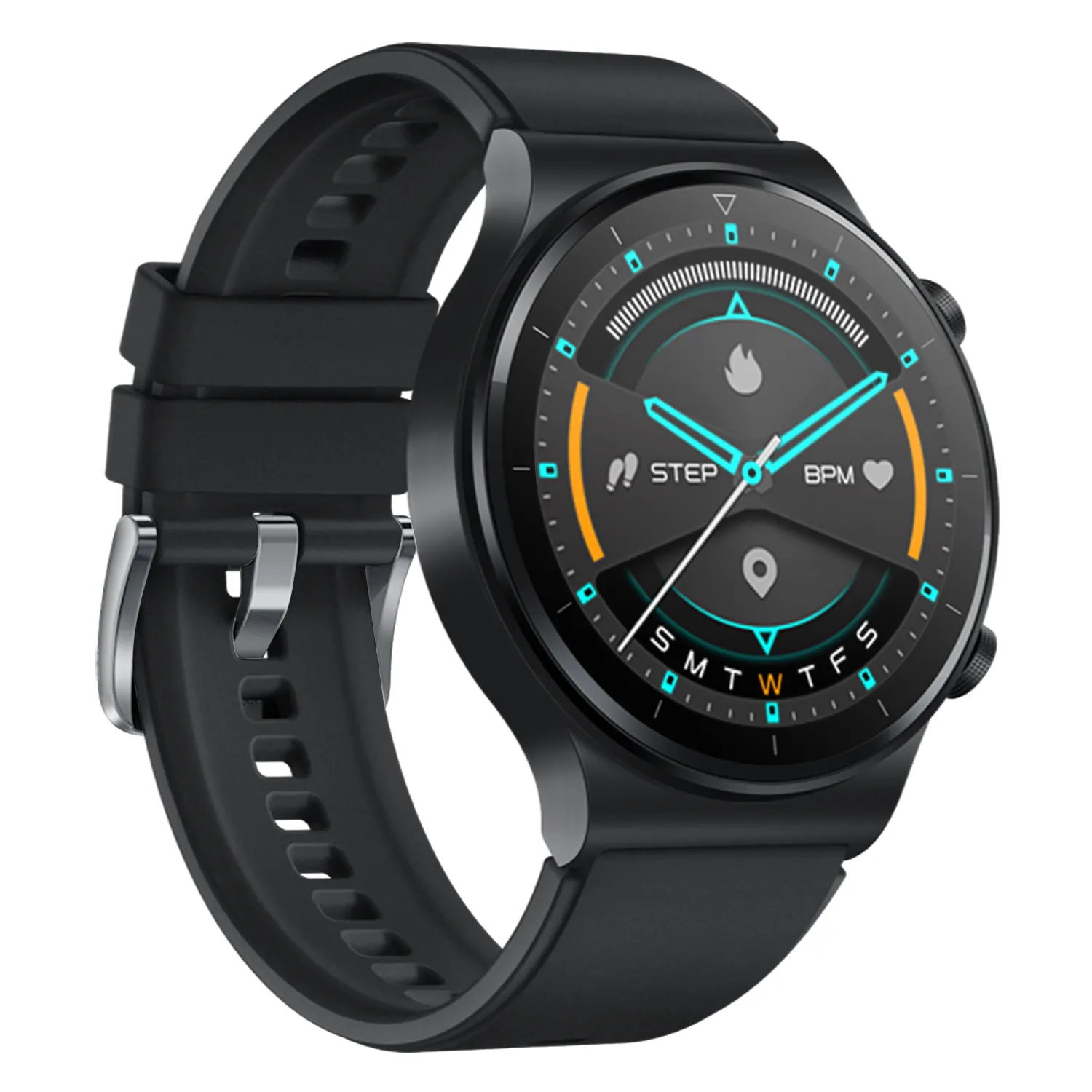 News Model of the smart watch multi language Support call, heart rate detection, blood pressure detection for men