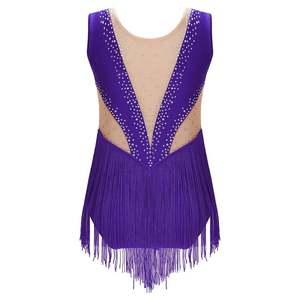 Gymnastique professionnelle pour femmes Ballet danse Figure compétition de patinage sur <span class=keywords><strong>glace</strong></span> ensembles vêtements rythmiques artistiques pour les filles - Product Image 5