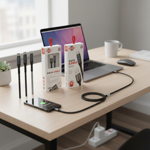 Micro-USB a tipo C 3A cavo di ricarica rapida 2M dati USB durevole con plastica e materiale metallico soluzioni di ricarica rapida - Product Image 3